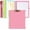 Pink, variant on Clipboard with Storage 8.5 X 11,Padfolio Organizer, Spiral Portfolio Letter Size with Notepad, Pen Holder, 5 Extra Folder Divider Pages, Elastic Closure Nurse Office Essentials (Pink)