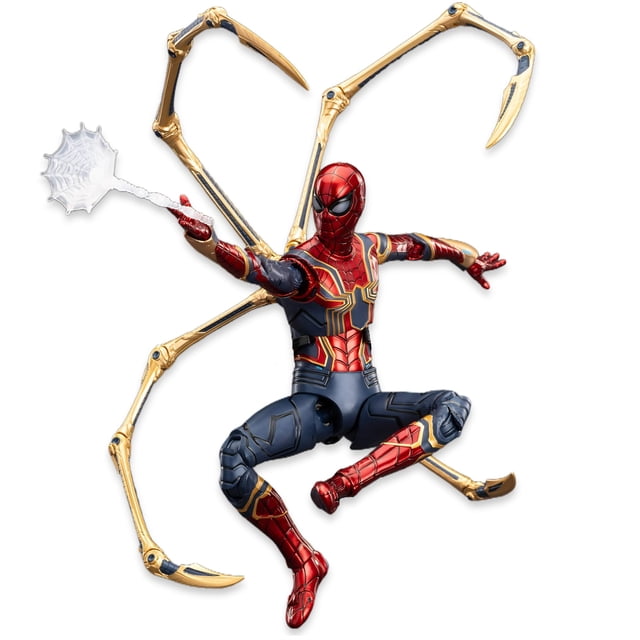 Figura de acción LonullyMege Iron Spider de 18 cm a escala 1/10