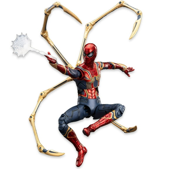 Figura de acción LonullyMege Iron Spider de 18 cm a escala 1/10
