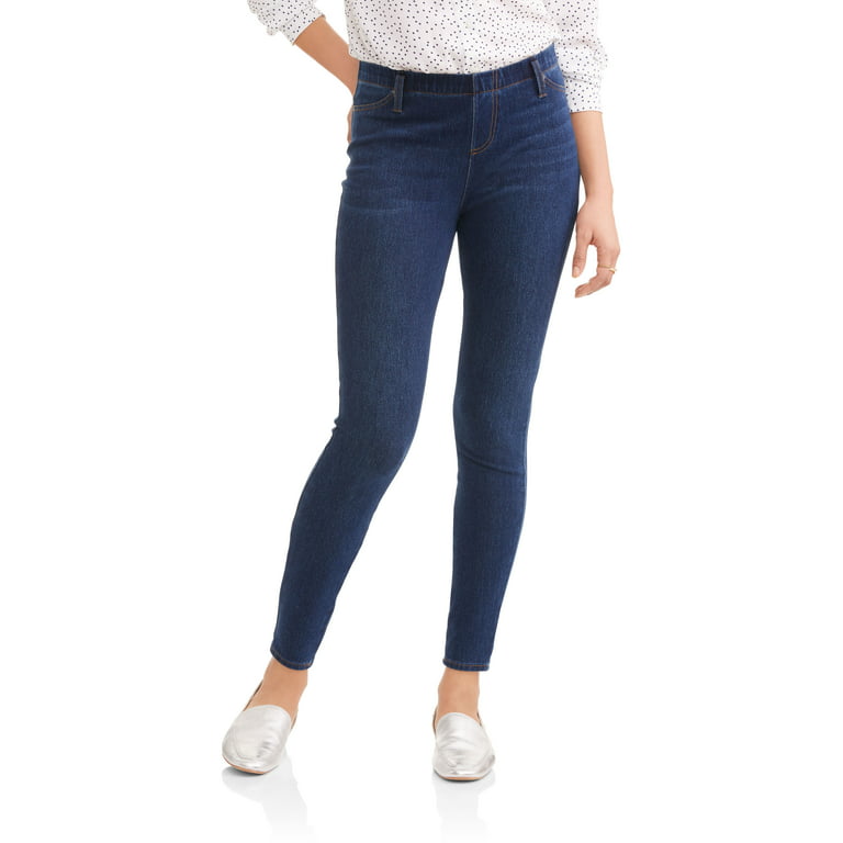 Time and Tru, Jeans, Time And Tru Denim Blue Leggings Jeggings 8