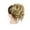 I, variant on Blonde And Brown Synthetic Wig High Temperature Silk Fiber Natural Messy Bun Hair Tie Elastic Band For Women