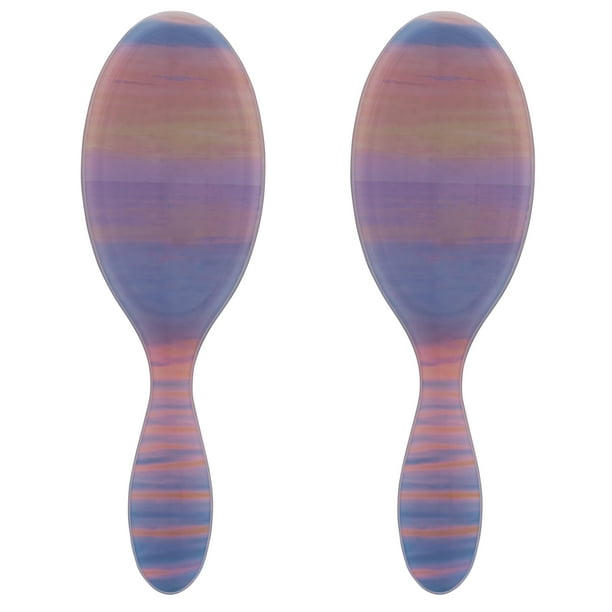Cepillo de pelo Wet Brush Original Detangler Purple (paquete de 2)