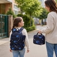 thumbnail image 5 of 3 Piece Kids School Backpack Set for Boys, Space Galaxy Print Bookbag with Lunch Bag & Pencil Case, Large Capacity Water Resistant Ergonomic Elementary Student Rucksack, 5 of 5