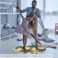 thumbnail image 3 of Sea Turtles Round Soft Area Rugs 2.6ft Anti-Slip Cute Circle Carpet for Teen Girls Room, Circular Rug for Nursery Room, Dorm, Cute Room Decor for Baby, 3 of 7