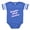 Royal Blue, variant on CafePress - Brogden North Carolina - Cute Infant Baby Football Bodysuit
