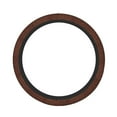 thumbnail image 2 of Lsque Dark Brown Glitter Ultra Soft Car Steering Wheel Cover for Women, Standard 15 inch Size for Truck Van SUV Auto, 2 of 8