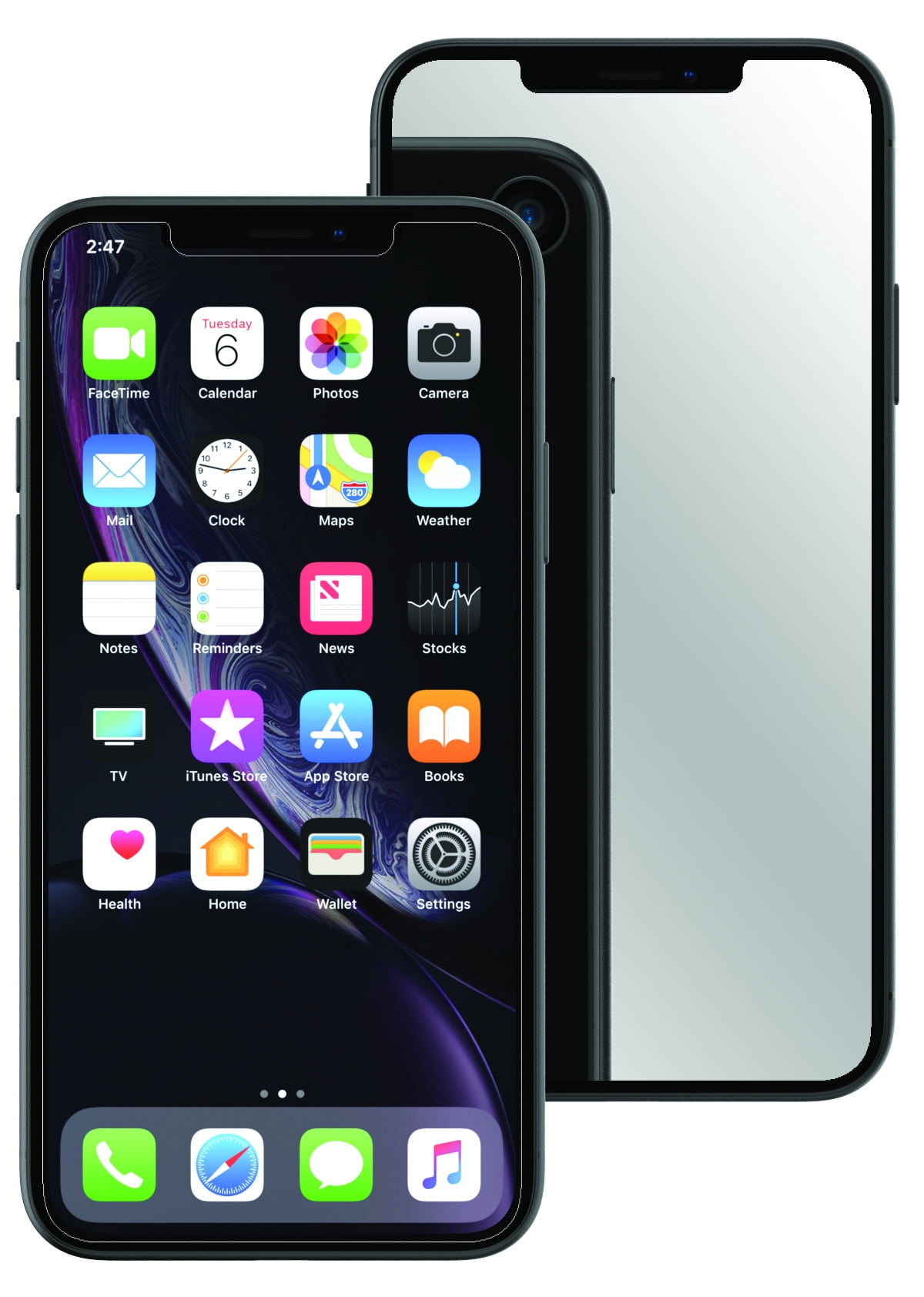 Onn iPhone XS Max Screen Protector with Mirror Finish
