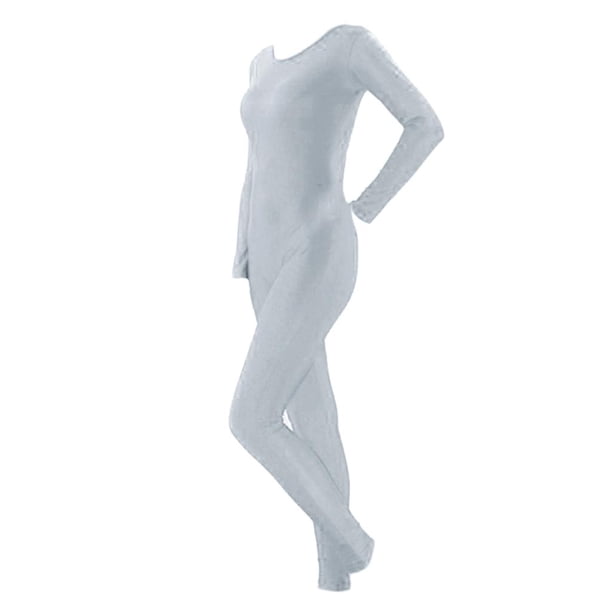 Body de Spandex adulto traje de spandex catsuit danza traje stretchard gris m Gris m Magideal Body de Spandex