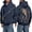 Navy, variant on JIAYUE Mens Hoodie Drawstring Hooded Fishing Graphic Long Sleeve Pullover Tops Front Pocket Loose Sweatshirt for Light Activity Wear