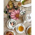 thumbnail image 3 of Pink Flowers Bee Kitchen Dish Towels for Drying Dishes Set of 3, Spring Floral Watercolor Botanical Waffle Weave Microfiber Hand Tea Bathroom Towels Quick Dry & Absorbent Towel 15.7x23.6, 3 of 7