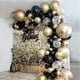 thumbnail image 2 of Kit de Guirnalda de Globos Casa de los Tesoros Dorados y Negros 123 Unidades Látex, 2 of 4