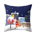 thumbnail image 3 of JLFNYA Pillow Covers,Pillow Protector Clearance!Christmas Print Pillow Case Polyester Sofa Car Cushion Cover Home Decor 4Pcs, 3 of 4