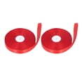 thumbnail image 2 of Red Ribbon, Red Appearance 2 Rolls Red Ribbon Thin Glossy Appearance  For Party Decoration For Gift Filling, 2 of 8