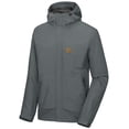 thumbnail image 3 of Little Donkey Andy Men's Waterproof Rain Jacket Windproof Light Jacket Outdoor Rain Shell with Hood for Hiking Travel Golf Size M, 3 of 6