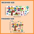 thumbnail image 3 of Cartoon Puzzle Tree Motivational Wall Decals for Study Room and Bedroom Wall Decoration in Back to School Season, 3 of 7