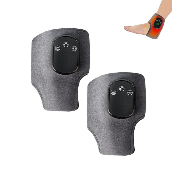 Footrenew Triple Method Massager, Portable Foot and Ankle Massager, Rechargeable Feet Massage, Foot Massager, One Size Fits Most for Circulation & Pain Relief (2pc)