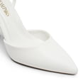 thumbnail image 4 of Tacones Altos DREAM PAIRS SDPU2496W Blancos con Correa al Tobillo Talla 10, 4 of 7