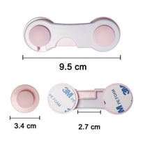 Baby Cabinet Locks No Installation Child Proof Drawer Fridge Sliding Door Safety Anti Pinch Guard