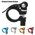 thumbnail image 2 of MELIVO Bike Seat Post Clamp 28.6/31.8/34.9mm Seat Tube Clip Bicycle Quick Release Seatpost for Mountain Tube Bike Cycling Tool, 2 of 7