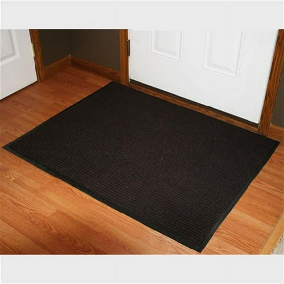 Durable Corporation 613S0034BN 3 ft. W x 4 ft. L Spectra Rib Entrance Mat in Brown