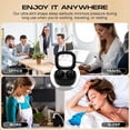 thumbnail image 7 of Mini Sleep Earbuds for Side Sleepers, Ultra-Light Bluetooth 5.3 Invisible Sleep Headphones with Comfortable Fit, LED Display Portable Case, Small Earphones for Sleep, Work & Sports (Black), 7 of 7