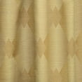 thumbnail image 4 of Designart 'Golden Retro Geometric I' Mid-Century Modern Curtain Panel, 4 of 5