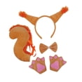 thumbnail image 2 of Disfraz de animales de Halloween, trajes de cosplay para fiestas de carnaval, regalos y festivales. Naranja con guantes, 2 of 9