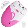 thumbnail image 2 of Depiladora eléctrica con luz LED, depiladora inalámbrica, dispositivo de depilación portátil recargable, depiladora de deslizamiento suave para mujeres, cara, piernas, brazos, axilas, 2 of 8