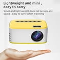 thumbnail image 4 of Moobody Mini Portable Projector Wireless Wired LED Projector Movie Support for Phone USB Display Compatible with IOS Android System Support 110inch 1080P Built-in Speaker with Remote Control for Hom, 4 of 7