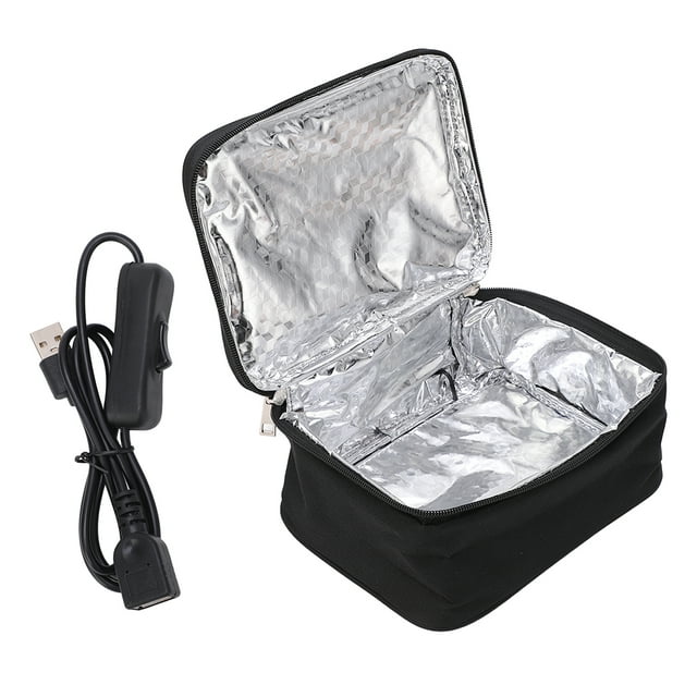 Portable Microwave,Lunch Bag Portable Oven USB Charging Heated Food Container Portable Ovens Eco-Friendly Materials