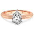 thumbnail image 4 of IGI Certified 2 Carat Pear Shape Lab Grown Diamond Engagement Ring | 14K Rose Gold | Alora Solitaire Diamond Ring | FG-VS1-VS2 Quality Friendly Diamonds, 4 of 6