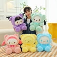 thumbnail image 3 of Sanurgente Plushies Juguete de peluche suave para niños, Kuromi Cinnamonroll, My Melody, Turn in Krasnor, Butter, Regalos de cumpleaños, Juguetes, Nuevo, 2023zhangyuxiang, 3 of 4