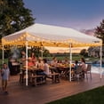 thumbnail image 2 of GVDV Pop Up Canopy, 10x20 Outdoor Canopy tent, Instant Slant Leg Shelter Gazebo for Outside, Tailgating, Camping & Events, White, 2 of 10