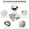 thumbnail image 4 of WeChef 1 Layer Rice Noodle Roll Steamer Machine Stainless Steel Extra Tray Cheung Fun, 4 of 11