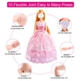 thumbnail image 5 of SHUWND Closet Playset with 51 Pcs Clothes and Accessories(with Doll), Princess Dresses, Wardrobe, Shoes, Hangers and Other Accessories for 11.5inch Dolls, 5 of 9