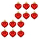 thumbnail image 3 of 36pcs Navidad corazón rojo colgante árbol de navidad decoración colgante corazón decoración, 3 of 7