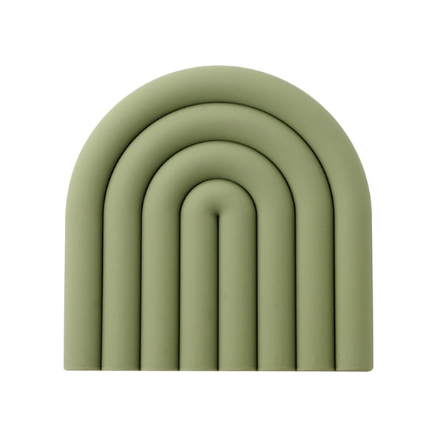 Silicone Pot Mat Insulation Pad Bowl Mat Placemat Plate Mat Silicone Mat Dining Table Home Rainbow Mat