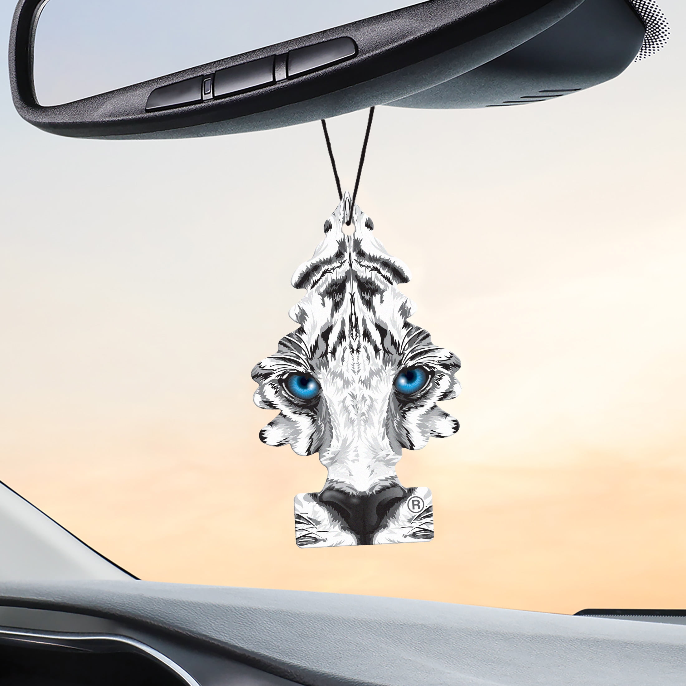 (2 pack) Little Trees Air Freshener White Tiger Fragrance 3-Pack