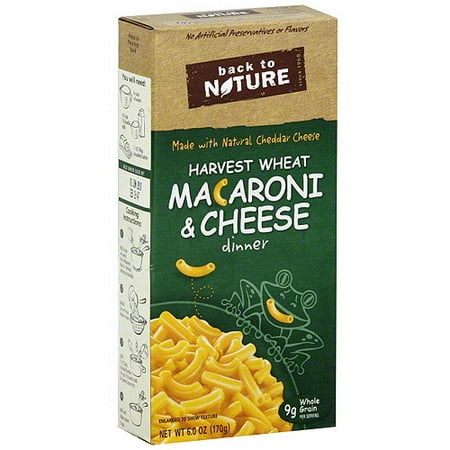 Back To Nature Harvest Wheat Macaroni & Cheese Dinner, 6 oz (Pack of 12)