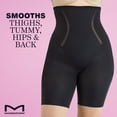 thumbnail image 3 of Maidenform Womens Shapewear with Tummy Control, High Waist Mid Thigh Body Shaper Shorts FP5001 Sizes S-3XL, 3 of 7