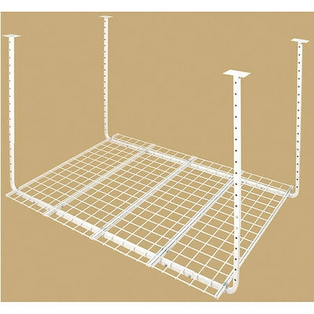 Hyloft 60" x 45" Ceiling Mounted Storage Shelf, White