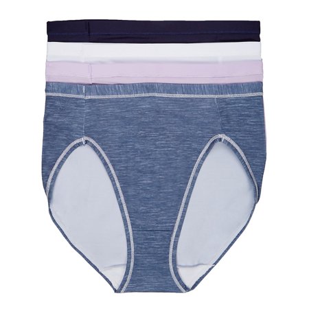 hanes microfiber hi cut briefs