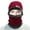 Red, variant on Ajshakl Hat And Scarf Set For Women, Winter Thermal Plush Hat Scarf Woolen Cap Cycling Windproof Two-Piece Suit, Black