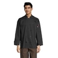 thumbnail image 1 of Uncommon Threads 0426P-0105 Unisex Workhorse Pro Vent Chef Coat with Mesh, Black - Extra Large, 1 of 1