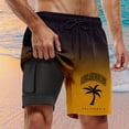 thumbnail image 2 of HUANBAI Men's Swim Trunks Dry Board Shorts, 2 of 4