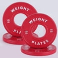 thumbnail image 1 of Rubber-Coated Steel Change Plates Set 1.25 LB x 4 – 2 Inch Fractional Weight Plates for Strength Training, Weight Lifting, Home or Commercial Gym – Durable Bumper Plate Accessory, 1 of 7