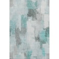 thumbnail image 2 of Addison Rugs Mayfield Premium Machine Washable Transitional Abstract Teal Rectangle Rug, 10' x 14', 2 of 7