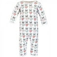 thumbnail image 5 of Hudson Baby Infant Girl Cotton Coveralls, Bonjour, 3-6 Months, 5 of 5