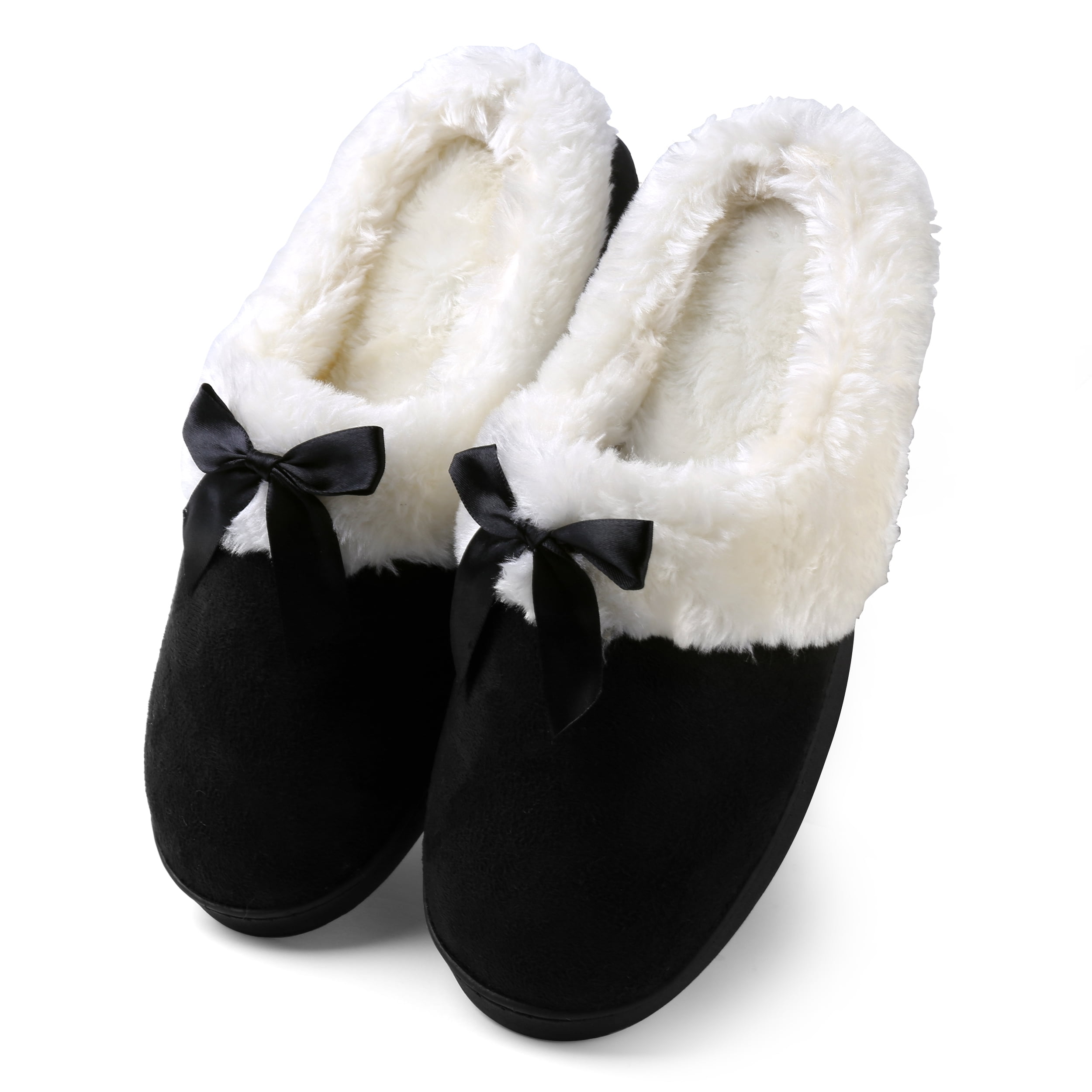 Aerusi Edit Bow Scuff Slip-on Indoor Slippers
