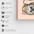 thumbnail image 5 of Wynwood Studio Fashion and Glam Contemporary Canvas Art - A Watch And Bracelets In Pink, Peach Wall Art for Living Room, Bedroom, and Bathroom, 16 in x 24, Gold and Orange Home Decor, 5 of 5